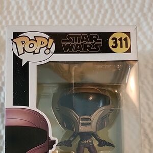 Pop Star Wars Figure with Metallic Helmet